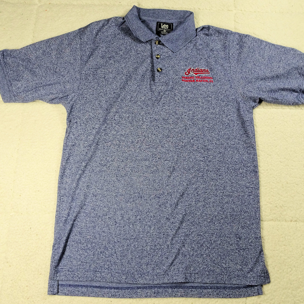Vintage MLB Indians Spring Training Polo Large